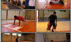 دوره آمادگی جسمانی آتش نشانان منطقه آزاد قشم برگزار شد