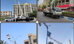 اجرای عملیات اصلاح و بازبینی در سیستم روشنایی معابر