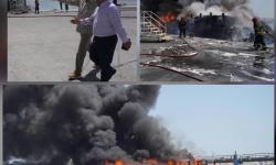 آتش‌سوزی 2 لنج باری در بندر بهمن قشم مهار شد / علل و برآورد خسارت حادثه در دست بررسی است