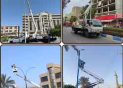 اجرای عملیات اصلاح و بازبینی در سیستم روشنایی معابر